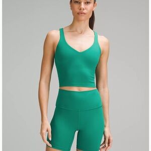 Lululemon Align Crop Tank Cascadia Green